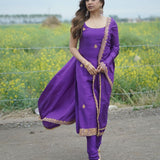 SARGUN MEHTA IN HEER JAMANI KURTA SET WITH DUPATTA
