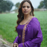 SARGUN MEHTA IN HEER JAMANI KURTA SET WITH DUPATTA