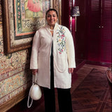 NITYA ARORA IN OFF WHITE ZUCI JACKET