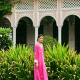 ROOSA GULABI KAFTAN