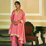 NITARA CANDY PINK KURTA SET WITH DUPATTA