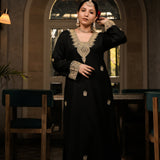 SIYAH DILKASH BLACK KAFTAN