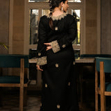 SIYAH DILKASH BLACK KAFTAN