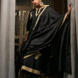 SHAAMNI BLACK KURTA SET WITH DUPATTA