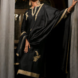 SHAAMNI BLACK KURTA SET WITH DUPATTA