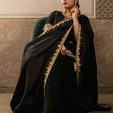 ALOKA BLACK  SHARARA SET WITH DUPATTA