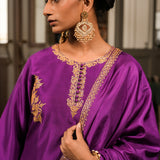 NAMIKA VIOLET KURTA SET WITH DUPATTA