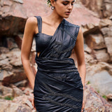 NISHA SAREE WITH EMBROIDERED BLOUSE