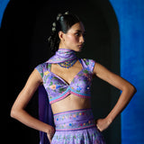 TWILIGHT BLOOM LEHENGA